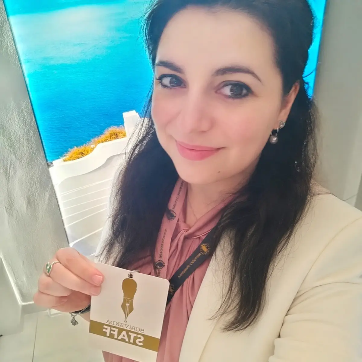 Stella Marrali supporting a business training event
